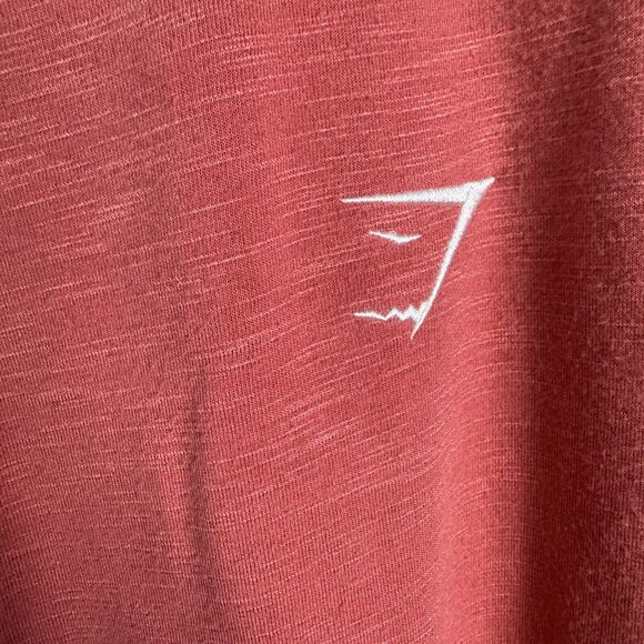 GYMSHARK Women's‎ Size S Coral High-Rise Joggers Pants Ruched Bottoms with Ties - Picture 4 of 6